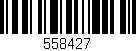 Código de barras (EAN, GTIN, SKU, ISBN): '558427'