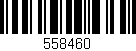 Código de barras (EAN, GTIN, SKU, ISBN): '558460'
