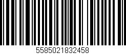 Código de barras (EAN, GTIN, SKU, ISBN): '5585021832458'