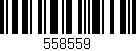 Código de barras (EAN, GTIN, SKU, ISBN): '558559'