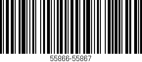 Código de barras (EAN, GTIN, SKU, ISBN): '55866-55867'