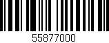 Código de barras (EAN, GTIN, SKU, ISBN): '55877000'