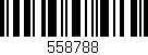 Código de barras (EAN, GTIN, SKU, ISBN): '558788'