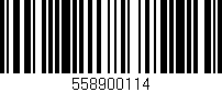 Código de barras (EAN, GTIN, SKU, ISBN): '558900114'