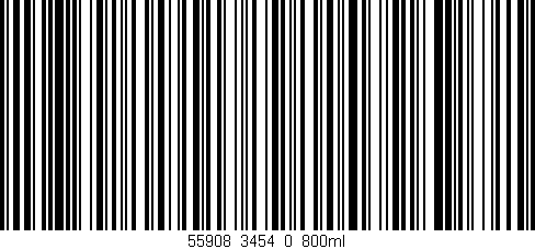 Código de barras (EAN, GTIN, SKU, ISBN): '55908_3454_0_800ml'