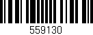Código de barras (EAN, GTIN, SKU, ISBN): '559130'
