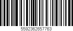 Código de barras (EAN, GTIN, SKU, ISBN): '5592362657763'