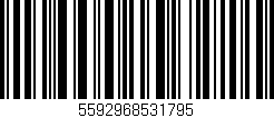Código de barras (EAN, GTIN, SKU, ISBN): '5592968531795'