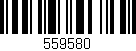 Código de barras (EAN, GTIN, SKU, ISBN): '559580'