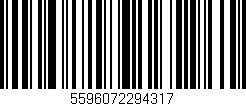 Código de barras (EAN, GTIN, SKU, ISBN): '5596072294317'