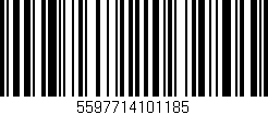 Código de barras (EAN, GTIN, SKU, ISBN): '5597714101185'