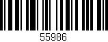 Código de barras (EAN, GTIN, SKU, ISBN): '55986'