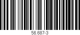 Código de barras (EAN, GTIN, SKU, ISBN): '56.687-3'