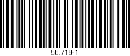 Código de barras (EAN, GTIN, SKU, ISBN): '56.719-1'