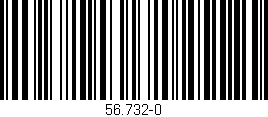 Código de barras (EAN, GTIN, SKU, ISBN): '56.732-0'
