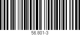 Código de barras (EAN, GTIN, SKU, ISBN): '56.801-3'