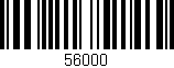 Código de barras (EAN, GTIN, SKU, ISBN): '56000'