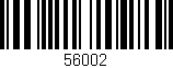 Código de barras (EAN, GTIN, SKU, ISBN): '56002'