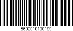 Código de barras (EAN, GTIN, SKU, ISBN): '5602018100199'