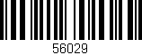 Código de barras (EAN, GTIN, SKU, ISBN): '56029'