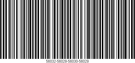 Código de barras (EAN, GTIN, SKU, ISBN): '56032-56028-56030-56029'