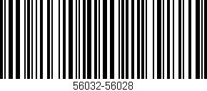Código de barras (EAN, GTIN, SKU, ISBN): '56032-56028'
