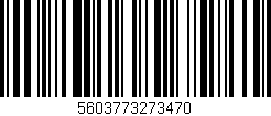 Código de barras (EAN, GTIN, SKU, ISBN): '5603773273470'