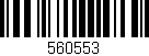 Código de barras (EAN, GTIN, SKU, ISBN): '560553'