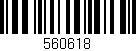 Código de barras (EAN, GTIN, SKU, ISBN): '560618'