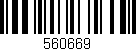 Código de barras (EAN, GTIN, SKU, ISBN): '560669'