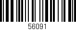Código de barras (EAN, GTIN, SKU, ISBN): '56091'