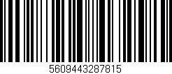 Código de barras (EAN, GTIN, SKU, ISBN): '5609443287815'