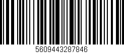 Código de barras (EAN, GTIN, SKU, ISBN): '5609443287846'