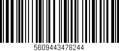 Código de barras (EAN, GTIN, SKU, ISBN): '5609443478244'