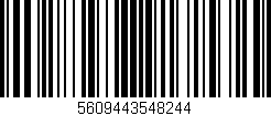 Código de barras (EAN, GTIN, SKU, ISBN): '5609443548244'