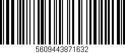 Código de barras (EAN, GTIN, SKU, ISBN): '5609443871632'