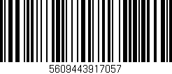Código de barras (EAN, GTIN, SKU, ISBN): '5609443917057'