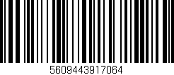 Código de barras (EAN, GTIN, SKU, ISBN): '5609443917064'