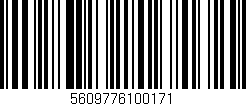 Código de barras (EAN, GTIN, SKU, ISBN): '5609776100171'