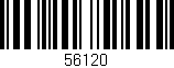 Código de barras (EAN, GTIN, SKU, ISBN): '56120'
