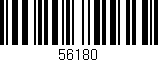 Código de barras (EAN, GTIN, SKU, ISBN): '56180'