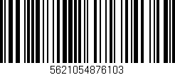 Código de barras (EAN, GTIN, SKU, ISBN): '5621054876103'