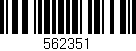 Código de barras (EAN, GTIN, SKU, ISBN): '562351'