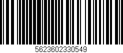 Código de barras (EAN, GTIN, SKU, ISBN): '5623602330549'