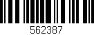 Código de barras (EAN, GTIN, SKU, ISBN): '562387'