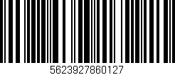Código de barras (EAN, GTIN, SKU, ISBN): '5623927860127'