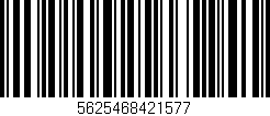 Código de barras (EAN, GTIN, SKU, ISBN): '5625468421577'