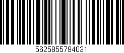 Código de barras (EAN, GTIN, SKU, ISBN): '5625855794031'