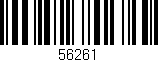 Código de barras (EAN, GTIN, SKU, ISBN): '56261'