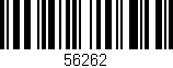 Código de barras (EAN, GTIN, SKU, ISBN): '56262'